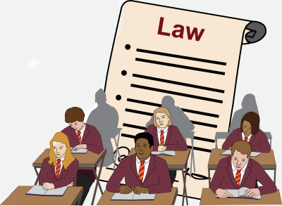 Students in a classroom