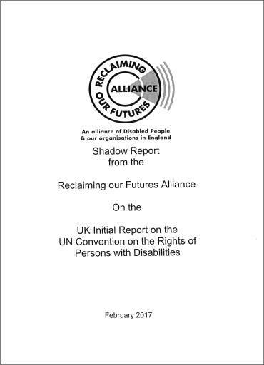 Reclaiming our Futures Report Cover