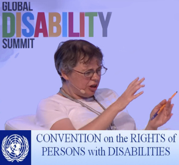 Simone Aspis at the UN Convention On The Rights Of Persons with Disabilities