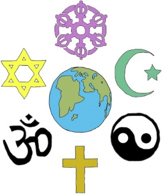 Seven main religious symbols